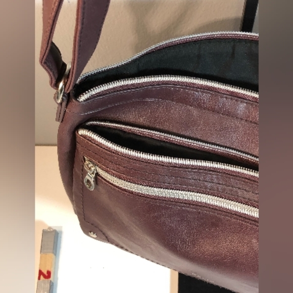 Relic Brown Leather Polka Dot XBody SS - Picture 2 of 15